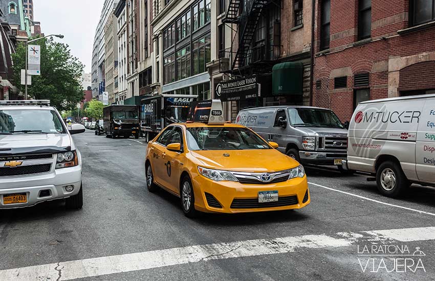 Amarillos así son los taxis de Nueva York